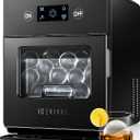 2" Clear Sphere Ice Maker with Clearcore Technology, 4 Ice Balls in 38 Mins, 150 Daily Output, Countertop Ice Ball Maker with Automatic Water Supply & Self-Cleaning, Ideal for Whiskey & Bourbon