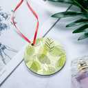 4 x 10pcs Sublimation Blanks - 3.15" Round MDF Ornaments for DIY Christmas Decoration