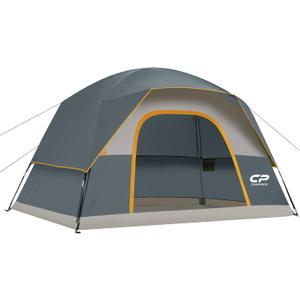 CAMPROS CP Tents for Camping 2/4/6 Person, Waterproof Windproof Dome Tent