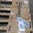 Outsunny 4' x 7.7' Metal Outdoor Storage Shed, Lean to Storage Shed, Garden Tool Storage House with Lockable Door and 2 Air Vents for Backyard, Patio, Lawn, White