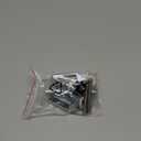 Universal Toilet Seat Hinges Replacement Kit - Chrome-Plated Metal Hinge Set with Bolts, Screws, Nuts for Most Wooden Toilet Seats - Easy Install Bathroom Hardware Fittings