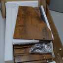 Wooden Desk Organizer with Drawers, Office Organizers, 4 Tier Desk Organizer and Accessories, Paper File Mail Organizer, Brown