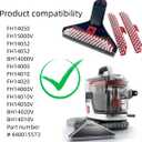 FH14050 Multi Purpose Tools Brush Replacement Parts Compatible with Hoover CleanSlate Portable Machine FH14050 FH15000V FH14052 BH14000V FH14000 FH14010 FH14020 Tough Stain Brush Tool Attachments(1+2)