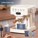 300 Pack Paper Cups 8 oz, Disposable Hot/Cold Beverage Drinking Cups, 8 OZ Paper Coffee Cups, Navy Floral Coffee Cups for Party, Picnic, Travel, and Events.