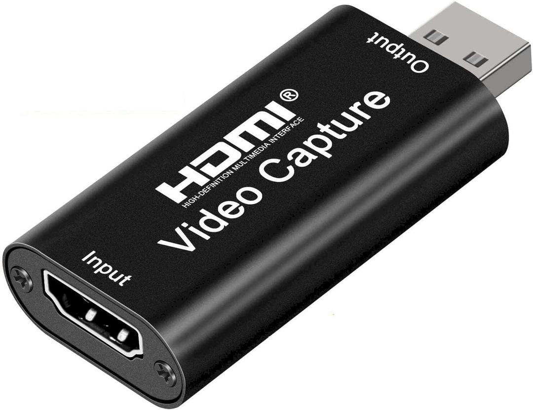 AXHDCAP 4K HDMI Video Capture Card, Cam Link Card Game Audio Adapter HDMI to USB 2.0 Record Capture Device for Streaming, Live Broadcasting, Video Conference, Teaching, Gaming