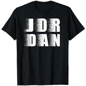 Name Jordan Distressed Design Boys Girls Named Jordan Retro T-Shirt, Large