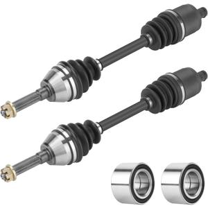 Front Left/Right CV Axles Polaris Sportsman (4x4) 400 HO 500 EFI 570 700 800-2007-2020 1332347, 1332656, CV Axle Drive Shaft & Wheel Bearing Kit-2 Pairs