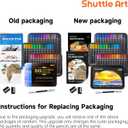 Shuttle Art 80 Colored Pencils, Colored Pencils for Adult Coloring, Soft Core Color Pencil, Drawing Supplies for Adults Kids Artists Beginners Drawing Coloring Sketching