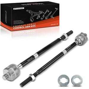 A-Premium 2 x Front Inner Tie Rod Ends, Compatible with Chevrolet Equinox 2010-2017 & GMC Terrain 2010-2017, L4 2.4L Only