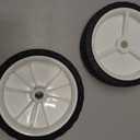 6 Inch Plastic Wheels Replaces for Oregon 72-106, Universal Wheels Tires Compatible with Craftsman AYP MTD Lawnmower, Replacement Radio Flyer Wagon BBQ Grill Trash Can Hand Truck Lawn Sprayer
