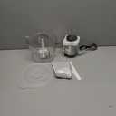 Food Processing Machine, Electric Meat and Vegetable Chopper, Copper Motor, 1 Bowl (12 Cup) and 2 Bi-Level Blades, Suitable for Meat, Vegetables, Fruits, and Complementary Foods