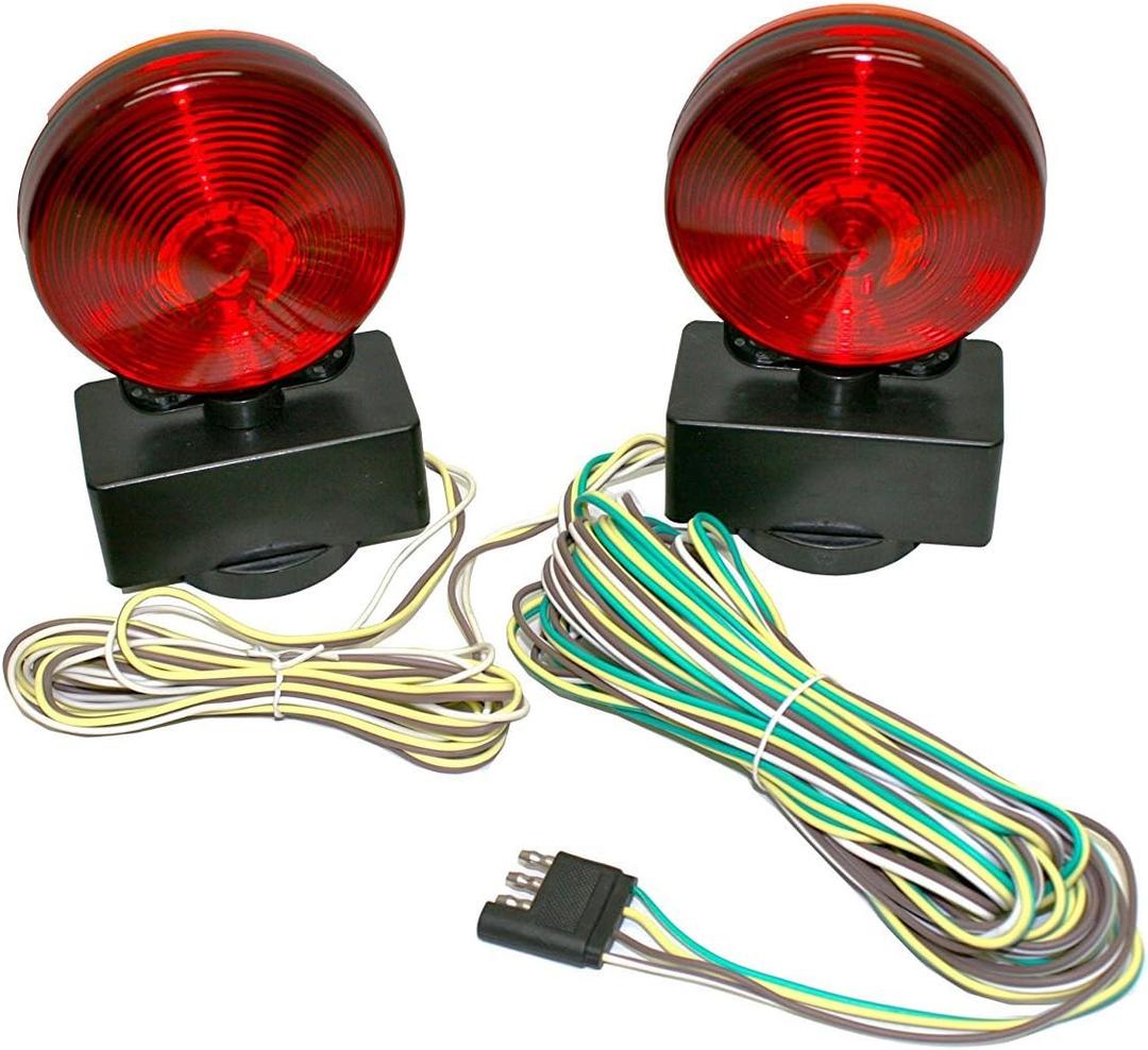 MaxxHaul 80778 Magnetic Towing Light Kit (Dual Sided for RV, Boat, Trailer and More DOT Approved)