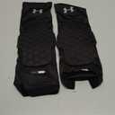 Under Armour Basketball Hex Pad Leg Sleeve, Compression Sleeve with Hex Pad Technology-Basketball,Football,Volleyball & More (Adult- Medium, Black)