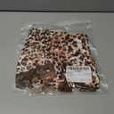 SOLY HUX Women's Leopard Print Lace Lingerie Set Chain Bra and Panty Underwear Sets Multicoloured Leopard Large (L)