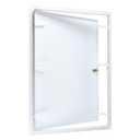 16" x 24" Lockable White Metal Access Panel. Service Shaft Door Panel with Key. Plumbing, Electricity, Heating, Alarm Wall Access Panel for Drywall. Bathroom Services Access Hole Cover.