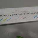 Mahjong Racks with Pushers 4PCS Set Majiang Tile Holder Acrylic Mahjong Racks Accessories and Gifts