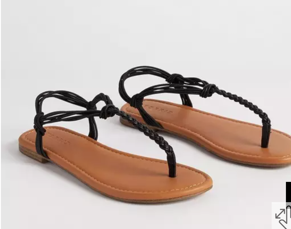 Braided T Strap Sandal SM New York, 11