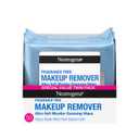 Neutrogena Fragrance-Free Makeup Remover Wipes, Daily Facial Cleanser Towelettes, Gently Removes Oil & Makeup, Makeup Wipes, Twin Pack, 2 x 25 ct