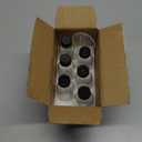 6Pack 2oz Glass Shot Bottles with Caps and Funnels, Boston Round Glass Bottles, Leakage-Proof Ginger Shots Bottles, Wellness Shot Glass Bottles, Suitable for DIY Essential Oils, Juice, Whiskey (clear)