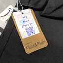 Plaid&Plain Men's Stretch Dress Pants Slim Fit Skinny Suit Pants (27W x 30L, Black)