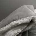 UGG Blissful Comforter Set with 2 Pillow Shams, Warm Winter Bedding, Fluffy Reversible Down Alternative Bedding, King/California King Size Comforter Set, Seal Grey