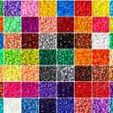 Libima 14000 Pcs 56 Colors Fuse Beads Bulk for Kids Art and Crafts Assorted Iron Beads Set Multicolored for Birthday Gift Bracelet Making Accessories (5mm)