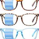 CCVOO Reading Glasses for Women/Men, Eyeglasses, Blue Light Readers for Women/Men, Computer Eye Glasses, Cheaters