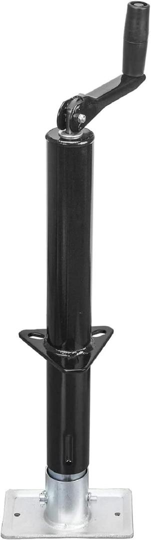 ROAD DAWG A-Frame Trailer Jack, 2,000 LBs Capacity, 14 Inches Vertical Travel, Top-Wind Handle Trailer Tongue Jack with Foot Plate, for Camper, RVATR39004MB