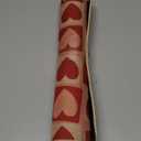 Baccessor Valentines Day Door Mat Red Stripe Love 17x36 inch Decorative Front Doormat Indoor Outdoor Non Slip Rubber Backing Seasonal Anniversary Wedding Entryway Kitchen Floor Decoration