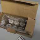 GenSwin Flameless Flickering Taper Candles with 2 Remote Controls and Timer, Real Wax 3D Wick Light Window Candles Battery Operated Pack of 8, Christmas Home Wedding Decor(Ivory, 0.78 X 9.64 Inch)