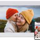 Digital Picture Frame, 10.1 inch Frameo Digital Frame WiFi, 1280 * 800 IPS HD Touchscreen, 32GB Storage, Instant Share Pictures Video, Smart Photo Frame Electronic, Gifts for Mom, House Warming