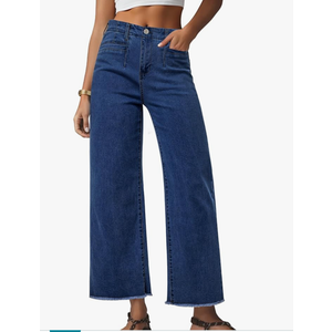 GRAPENT Wide Leg Jeans for Women High Waisted Trendy Jeans Denim Pants Stretchy Baggy with Pockets 16