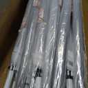 30 Pack Clear Umbrella Wedding, Auto Open Transparent Stick Umbrella with White J Hook Handle, Windproof Waterproof Large Canopy Umbrella for Bride Groom Photography Golf Outdoor Events