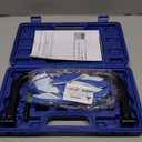 Orion Motor Tech Valve Spring Compressor, 10 Piece Spring Clamp Tool Kit with C Clamp, Collet Pusher Adapters, Extension Rods, and Lever for Car, Motorcycle, ATV, and Small Engine Repairs (Blue)