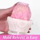 3 x NUXIUNT Easter Egg Silicone Resin Candle Soap Molds for Candle Silicone Holder Mould Wax Scents for Candles Soap Epoxy Resin Making Kit Craft,Soy Paraffin Wax,Beeswax,Easter Home Party Decoration