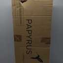 Papyrus 2 Pack of 9 ft Pre-Lit Frosted Blue Spruce Garland, Artificial, Warm White Light, Battery Powered, Indoor/Outdoor