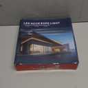 LED Neon Rope Lights, Outdoor IP67 Waterproof, Christmas Festival Decor, 120V UL Plug, ETL Connectable LED Neon Strip Lights for Shop Sign, Max 3 Sets(150FT), 6000K Pure White