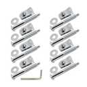 Truck Bed Mounting Hardware Kit Set of 8 Bolts, Washers, Captured Nuts Replacement for 1999-2016 Ford F250 F350 F450 F550 Super Duty Replaces 924-311 W706640-S900 W706641-S900 W708770S436