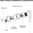 iPhone Headphones,Wired Lightning Headphones for iPhone 13 14 12 Pro Max MFi Certified Lightning Earbuds with Microphone & Volume Control for 11 XR SE