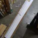 6FT Heavy Duty Sliding Barn Door Hardware Kit（1x Floor Guide, 1x Pull Handle Set &5FT Track Kit for 34"~36" Wide Single Door）, Smoothly Quietly, Easy Install (No Door)