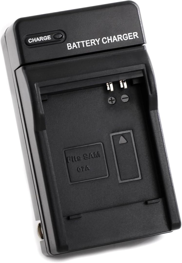 SLB-07A Wall Charger for Samsung PL150, PL151, ST45, ST50, ST500, ST550, ST560, ST600, TL100, TL210, TL220, TL225, TL90 and More with Foldable Plug