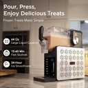 CROWNFUL Slushie Machine for Home, 101oz (64oz Liquid Fill) Frozen Drink Maker, No Ice Needed, 6 Programs for Soft Serve, Frozen Margaritas, Frappés and more, Auto-Clean, Maintains Freshness for 12hrs