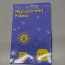 Cat Water Fountain Filters: 6 Filters + 6 Sponges Cat Fountain Replacement Filters for Cat Fountain with Activated Carbon Filter and Ultra-fine Fiber