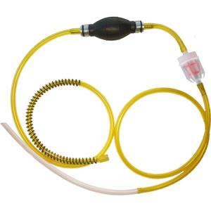 GasTapper Fuel Transfer Pump - 6 Ft Siphon Pump for Gas, Water, Oil, Fluid - Manual Hand Pump