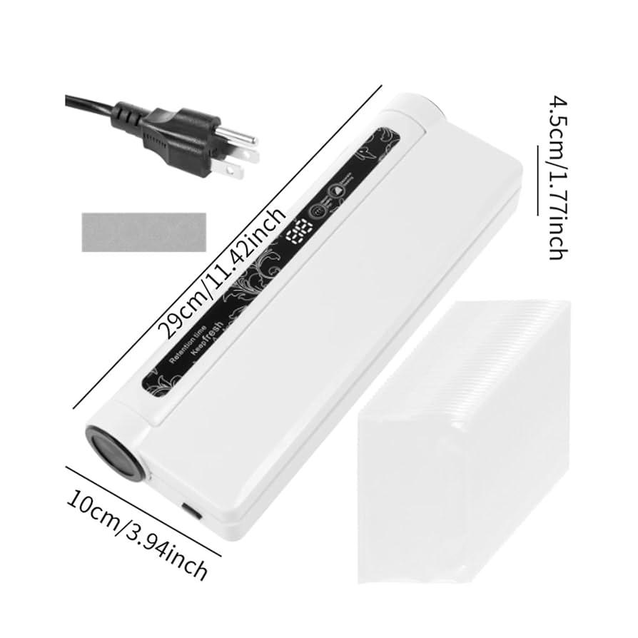 Vacuum Sealer Machine for Dry Moist Food Compact for Snacks Bread Vegetables