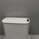 Cesun Automatic Motion Sensor Bathroom Trash Can with Lid, 2.6 Gallon Touchless Trash Bin, Smart Plastic Slim Garbage Can Small White Wastebasket for Toilet, Office, Rv, Bedroom, Living Room