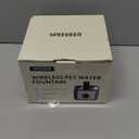 Wireless Cat Water Fountain Stainless Steel, 135oz/4L Pet Fountain Battery Operated, Cordless Running Water Dispenser for Cats & Dogs with Motion Sensor, Ultra Quiet, Multi-Filtration, 6 Filters