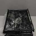 Amagabeli 4 Pack Garden Trellis for Climbing Plants Outdoor, 46" x 15" Rose Wrought Iron Trellis for Vine Vegetable Flower Ivy Cucumber Decorative Trellis, Black