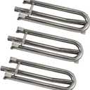 19.125 Grill Burners BBQ Gas Grill Replacement Parts for DCS 27DBQR, DCS 30 BGB30-BQR, DCS 36 BGA36-BQARN, DCS 48 BGA48-BQRL, Brinkmann 810-8905-S 810-8907-S, Stainless Steel Pipe Tube