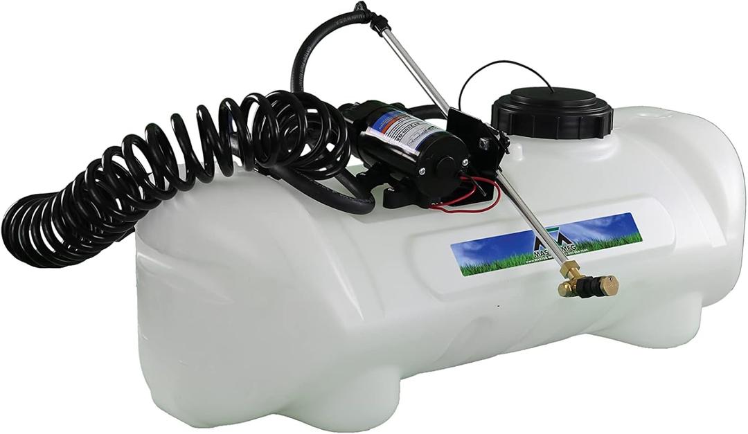 Master Mfg 15 Gallon ATV Boomless Broadcast Sprayer - 2.2GPM, 16' Swath